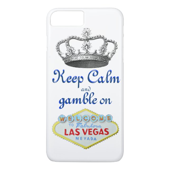Keep Calm Gamble On Las Vegas Case-Mate iPhone Case (Back)