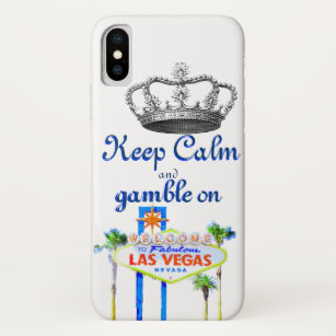 Keep Calm Gambler Las Vegas Case-Mate iPhone Case