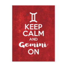 Keep Calm Gemini On Birthday Astrology