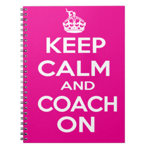 Keep Calm Gymnastics Coach Gift Notebook