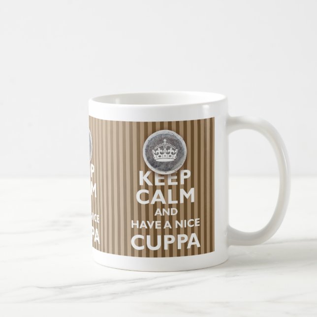 'Keep Calm & Have a Cuppa!' Coffee Mug (Right)