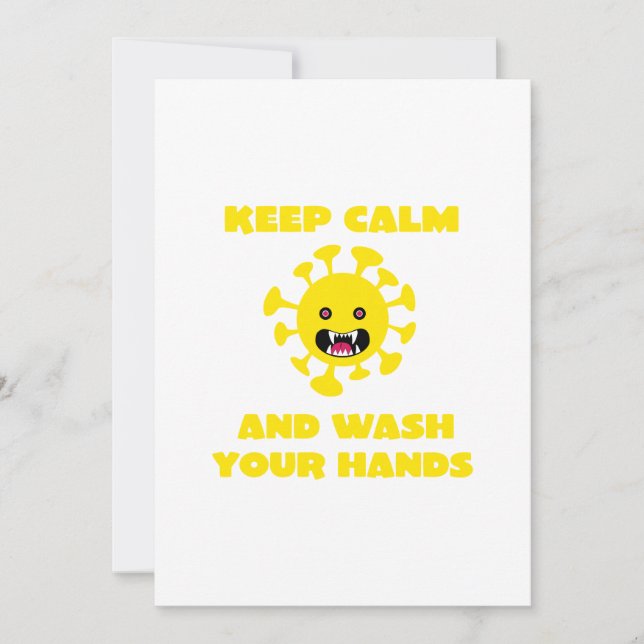 Keep Calm Holiday Card (Front)