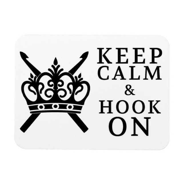 Keep Calm Hook On Magnet (Horizontal)