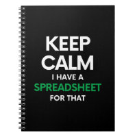 Keep calm I have a spreadsheet for that - Excel
