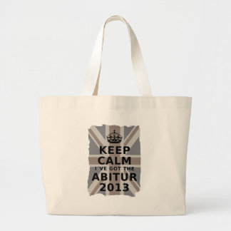 KEEP CALM I´VE GOT THE ABITUR 2013 LARGE TOTE BAG