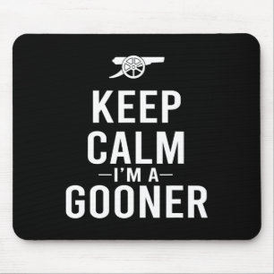 Keep Calm I'm A Gooner Jersey Mouse Mat