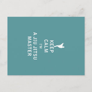 Keep Calm I'm a Jiu Jitsu Master Postcard