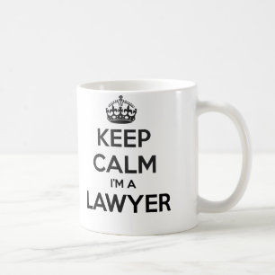 Keep Calm I'm A Lawyer White Mug