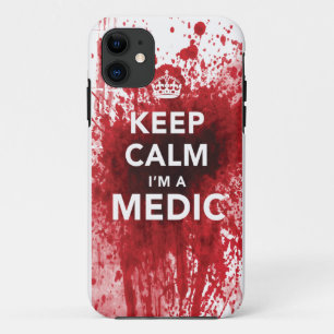 Keep Calm I'm a Medic Blood-Spatter iPhone 5 Case