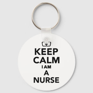 Keep calm I'm a Nurse Key Ring