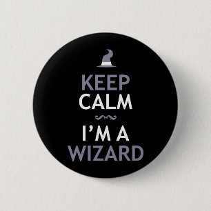 Keep Calm I'm A Wizard 6 Cm Round Badge