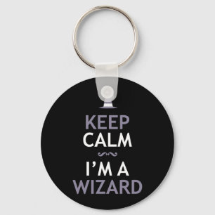Keep Calm I'm A Wizard Key Ring