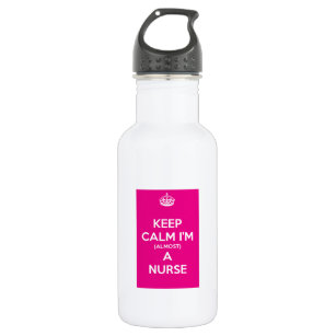 Keep Calm I'm (Almost) A Nurse 532 Ml Water Bottle