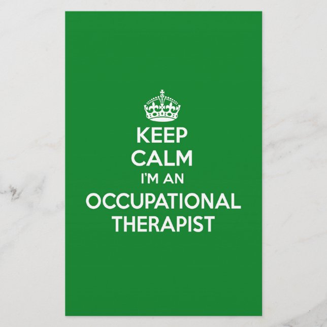 KEEP CALM I'M AN OCCUPATIONAL THERAPIST OT GIFT (Front)