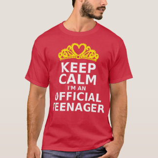 Keep Calm Im An Official nager 13th Birthday Funny T-Shirt