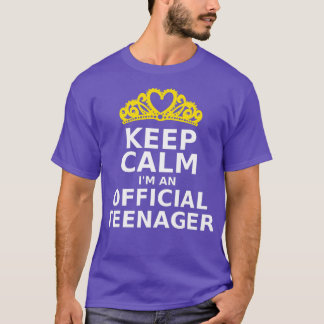 Keep Calm Im An Official nager 13th Birthday Funny T-Shirt