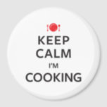 Keep Calm I'm Cooking Magnet<br><div class="desc">The Keep Calm I'm Cooking design is a great gift anyone who loves making food and is the ultimate home cook! Taste of Home is a cooking magazine & website with practical recipes from home cooks—not gourmet chefs featuring familiar everyday ingredientsand beautiful photos. More than recipes, Taste of Home fosters...</div>