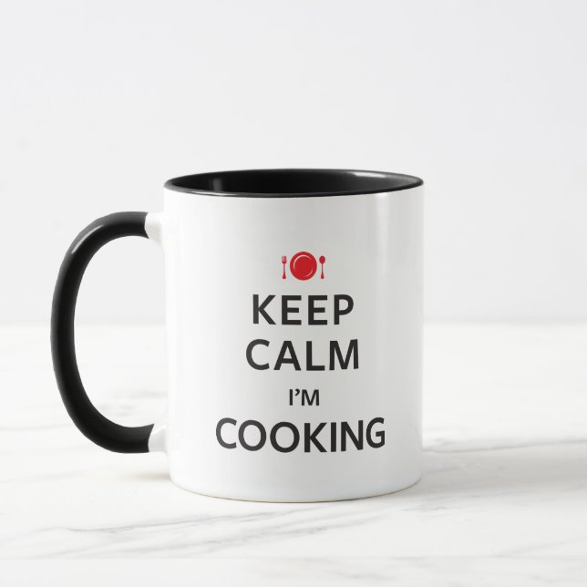 Keep Calm I'm Cooking Mug (Left)