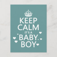 Keep Calm It's A Baby Boy