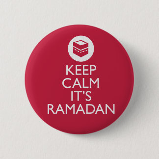 keep calm its ramadan 6 cm round badge