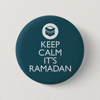 keep calm its ramadan 6 cm round badge