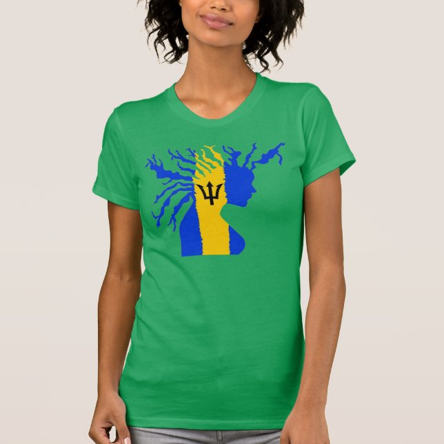 Keep Calm Iz A Bajan Ting T-shirt (Front)