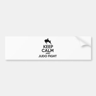 Keep calm Judo designs Bumper Sticker