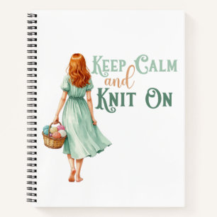 Keep Calm & Knit On Journal