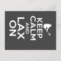 Keep Calm Lacrosse Canvas