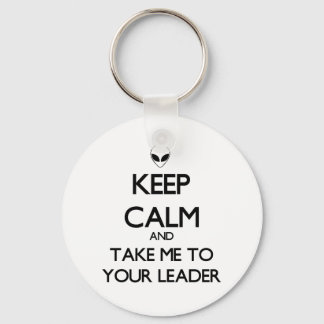 Keep Calm Leader Key Ring