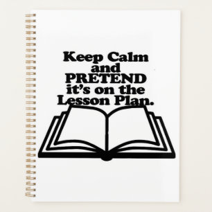 Keep Calm Lesson Plan Planner