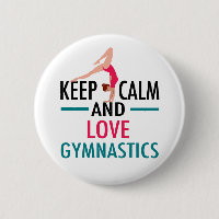 Keep Calm Love Gymnastics Beautiful Gymnast