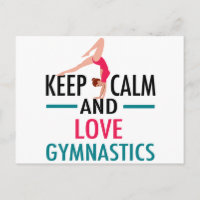 Keep Calm Love Gymnastics Beautiful Gymnast