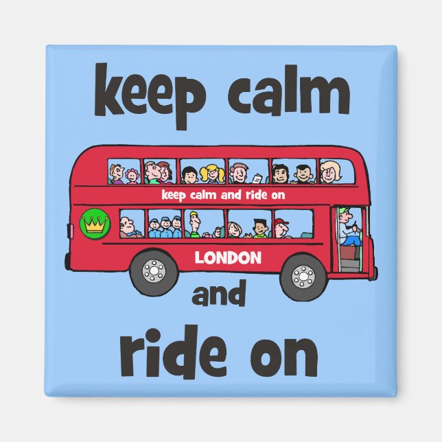 keep calm magnet (Front)