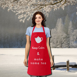 Keep Calm - make tea Apron