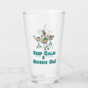 Keep Calm Morris Dancing Glass