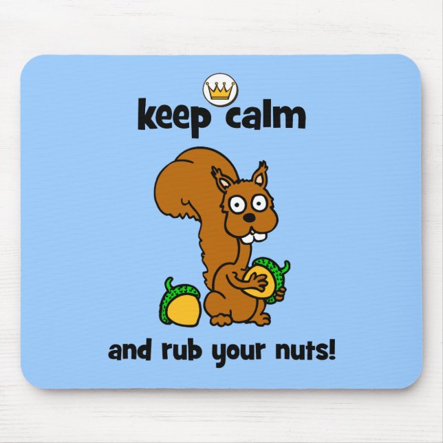 keep calm mouse mat (Front)