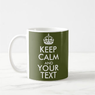 Keep Calm Mug Custom Design Personalized Gift