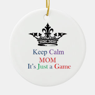 Keep Calm Mum Ceramic Tree Decoration