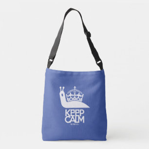 KEEP CALM NO WORDS BY MASANSER CROSSBODY BAG