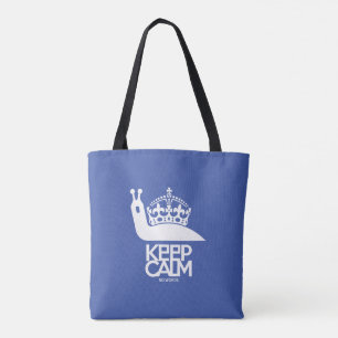 KEEP CALM NO WORDS BY MASANSER TOTE BAG