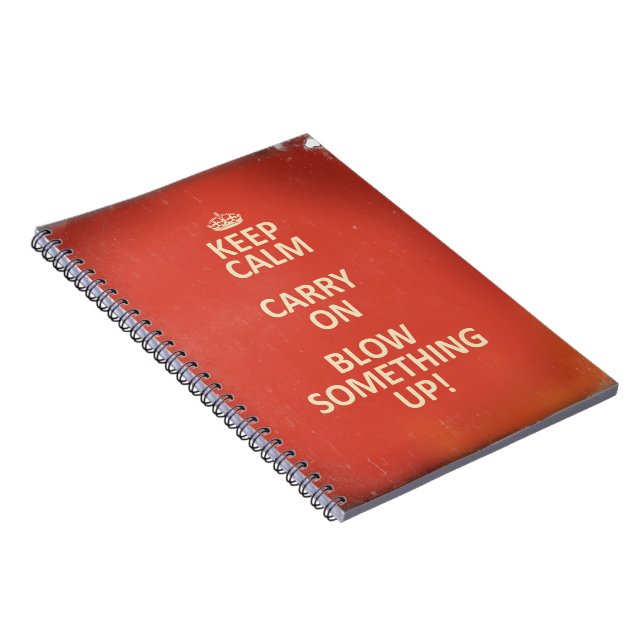 Keep Calm Notebook (Right Side)