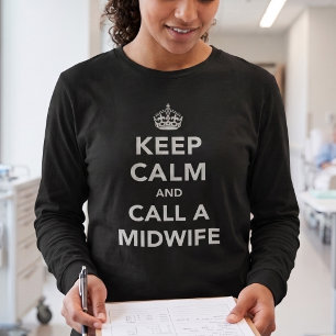 Keep Calm Parody Future Midwife / ObGyn Nurse T-Shirt