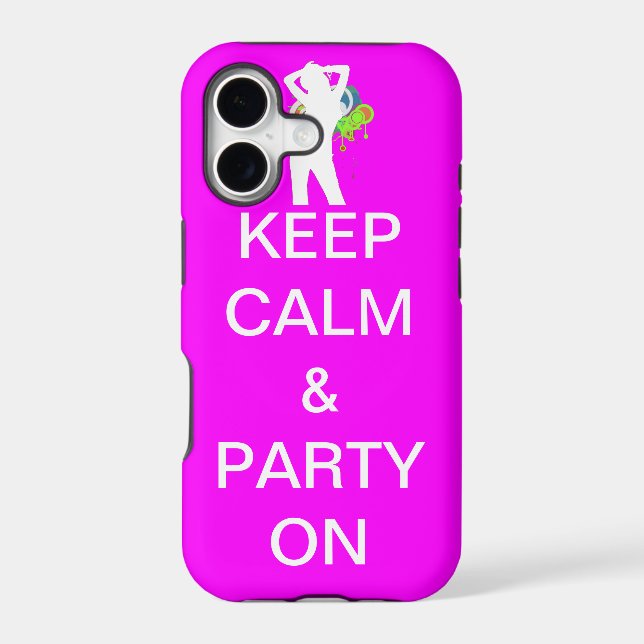 keep calm & party on (Back)