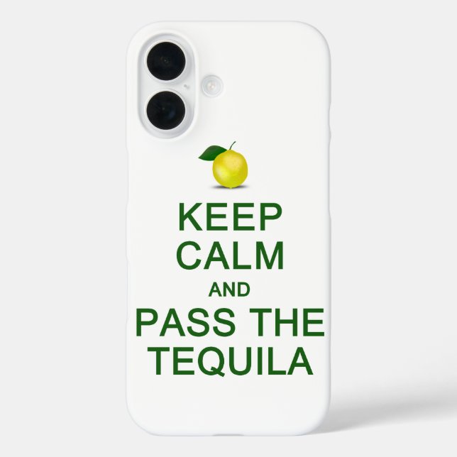 Keep Calm & Pass The Tequila iPhone 4 Case-Mate Case (Back)