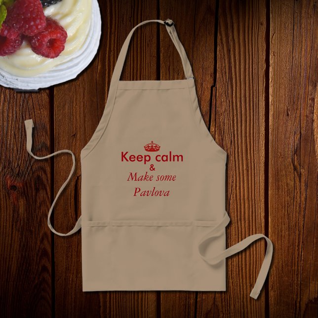 keep calm -Pavlova Standard Apron (Creator Uploaded)