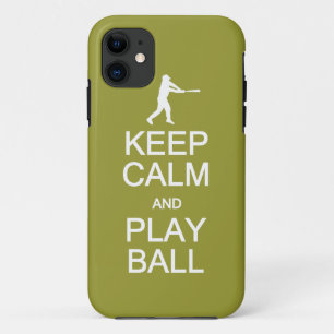 Keep Calm & Play Ball custom colour iPhone 11 Case