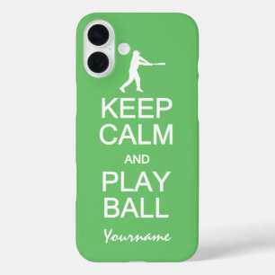 Keep Calm & Play Ball custom colour cases