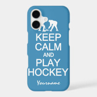 Keep Calm & Play Hockey custom phone cases