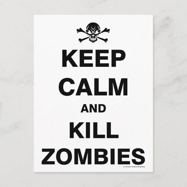 Keep Calm Postcard (Front)